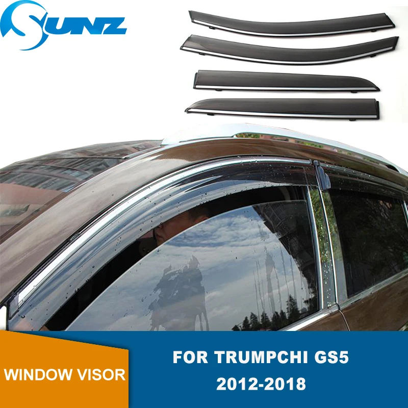 

Оконный козырек для Trumpchi GS5 2012 2013 2014 2015 2016 2017 2018 внешний козырек Vent Оттенки окна Защита от солнца Дождь гвардии дефлектор SUNZ
