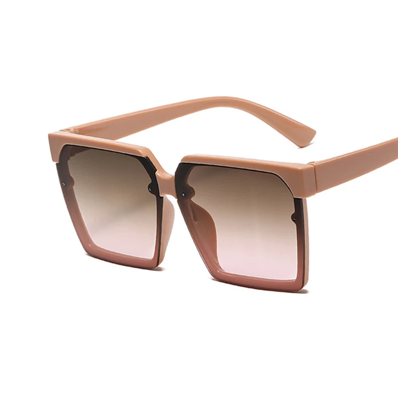 

Square Sunglasses Women Brand Designer Vintage Oversized Gradient Sun Glasses Big Frame Retro Outdoor Travel Lunette De Soleil