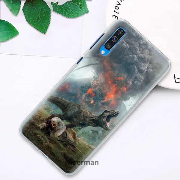 05 Динозавры юрского периода телефонные чехлы для samsung Galaxy A10 A20e A30 A40 A50 A60 A70 A80 A6 A8+ A7 A9 жесткий чехол из поликарбоната - Цвет: 05