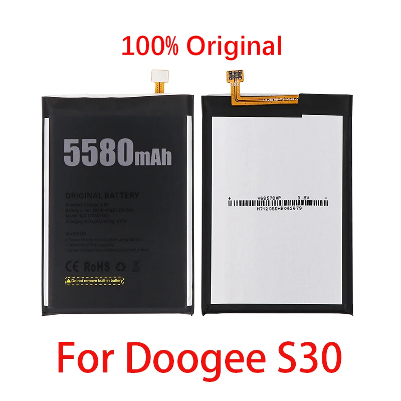 100% Оригинальный 5580 мА/ч BAT17S305580 Батарея Для Doogee S30 мобильный телефон в наличии