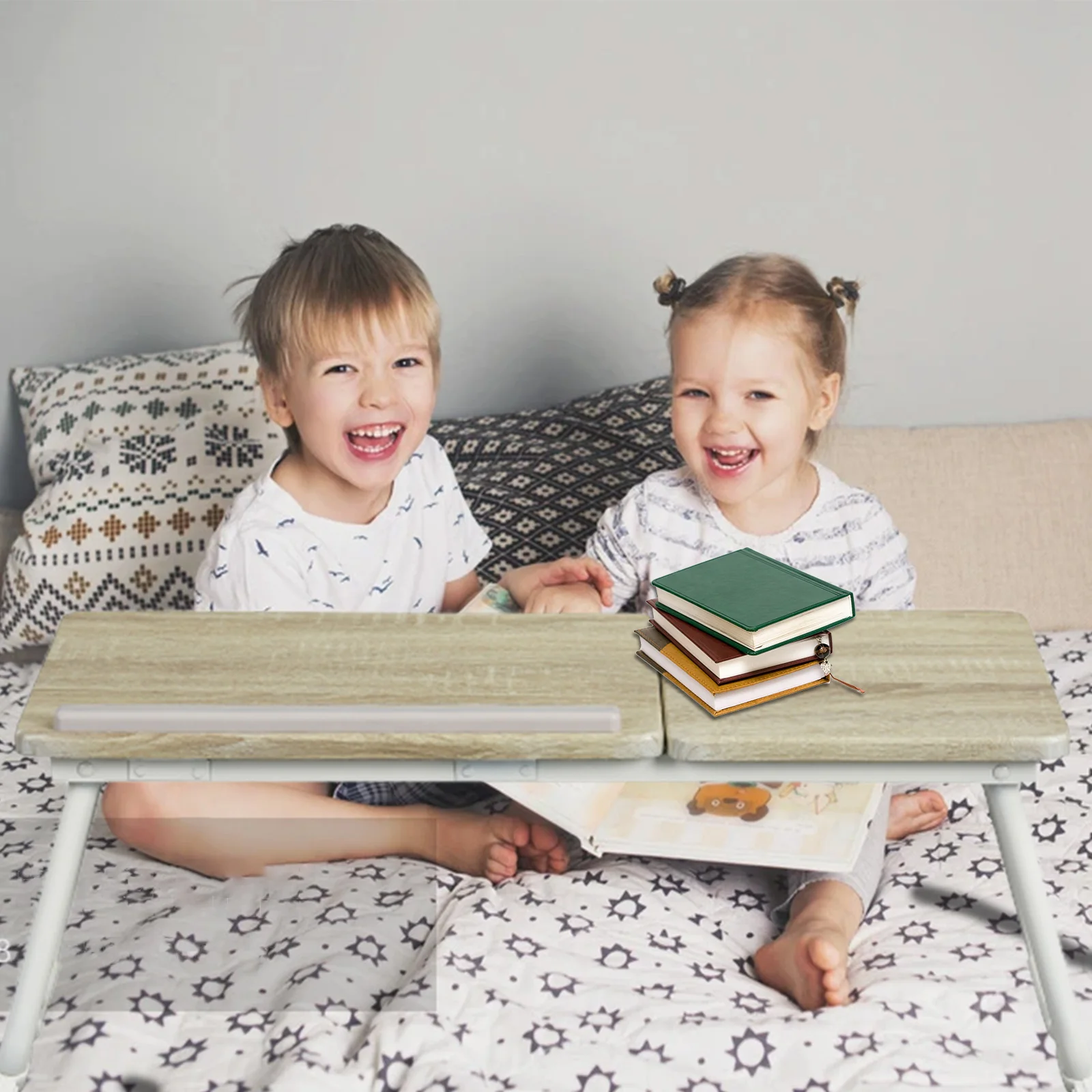 Стол для ноутбука портативный складной с регулируемым углом столик-поднос