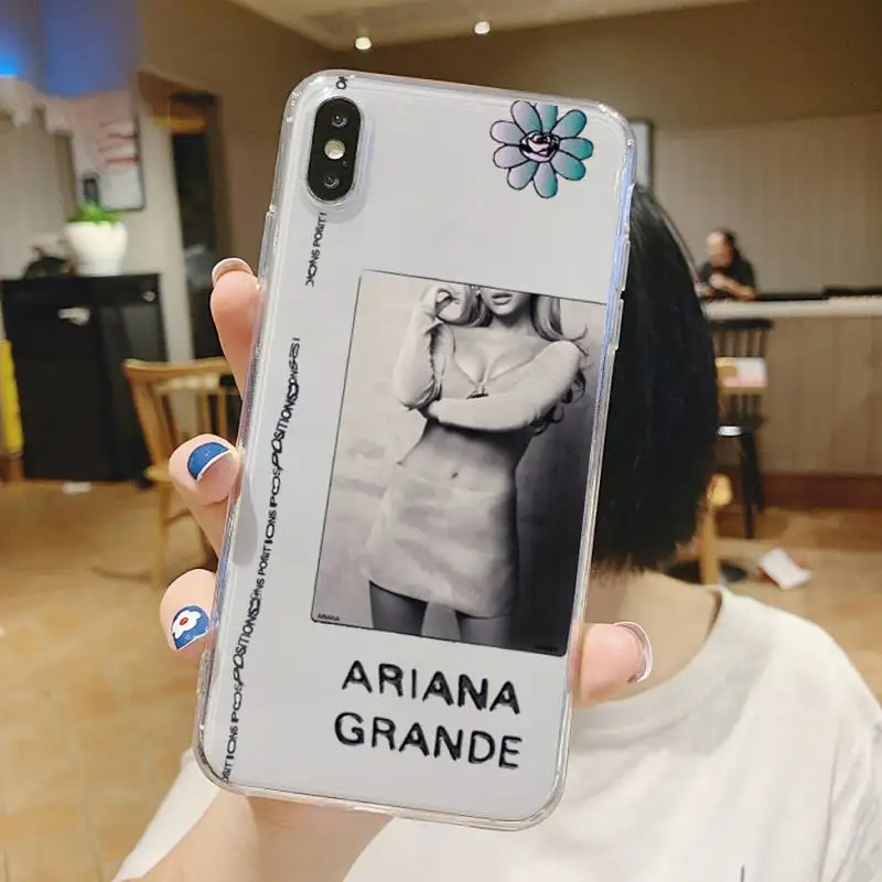 

Ariana Grande Positions Phone Case Transparent soft For iphone 5 s c se 6 6s 7 8 11 12 plus mini x xs xr pro max