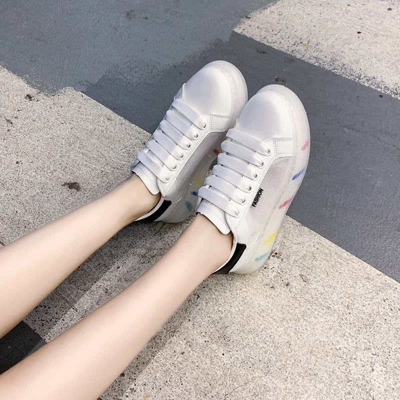 Running Shoes For Women Lace-up Sneakers 2021 Breathable Mesh Female Fitness Gym Sport High Quality Shoes Woman Zapatillas Mujer