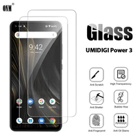 2pcs tempered glass for umidigi power 3 screen protector for umidigi power 3 protective glass film
