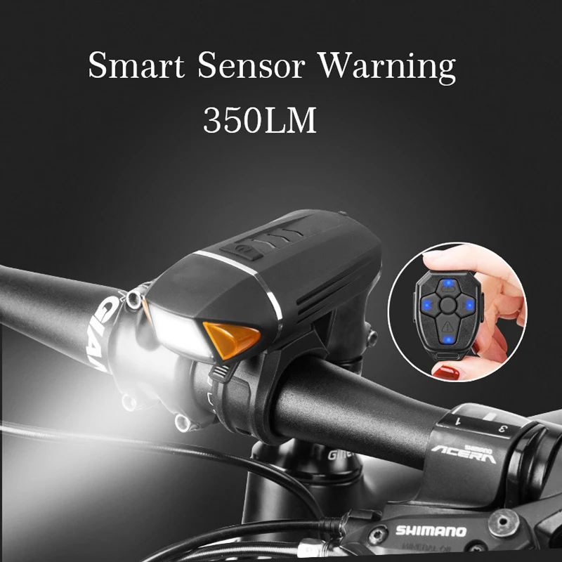 350 люмен велосипедный светильник USB Перезаряжаемый светодиодный передний для