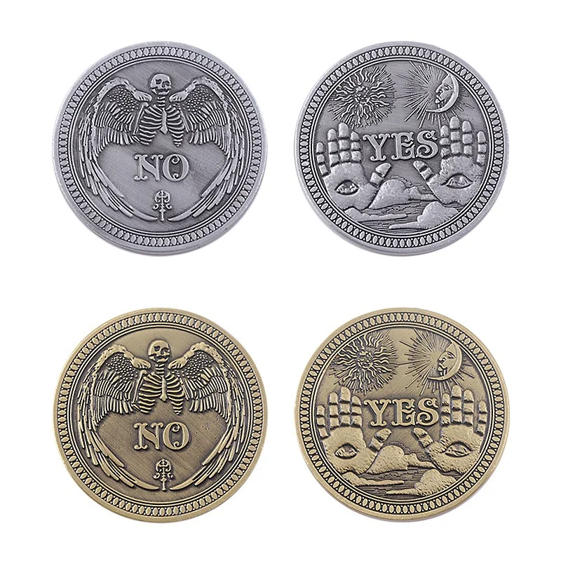 

Fashion Yes/no Coin Commemorative Coin Retro Lucky Coin Jewelry Accessories