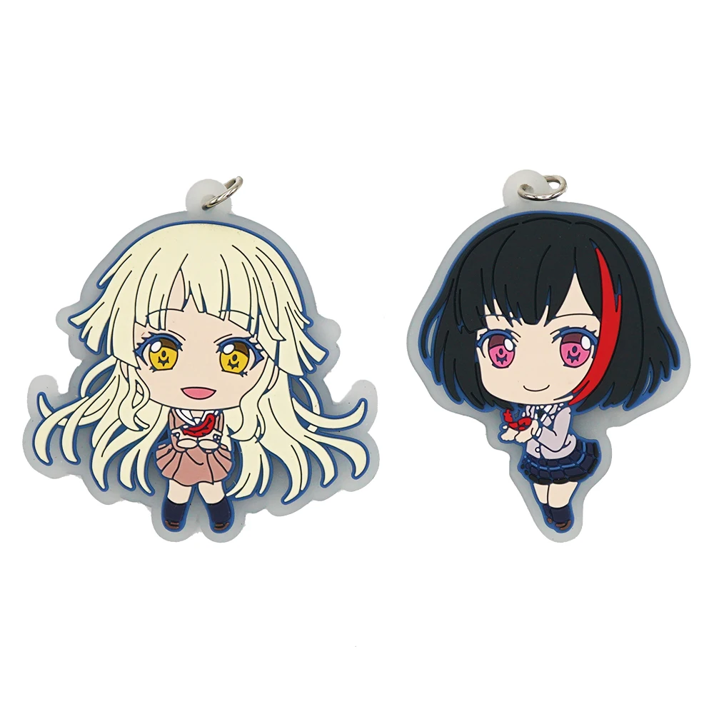 Bang Dream! HHW послесветящаяся Аниме игра Tsurumaki Kokoro Mitake Ran резиновый брелок|Брелоки| |
