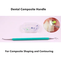 dental composite resin spatula light cure handle fast quick filling material instruments molding tools foam pads optrasculpt
