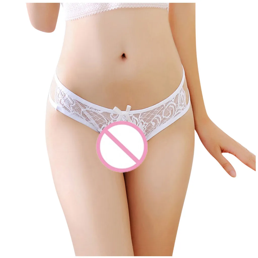 Женское нижнее белье с бантиком Сексуальное красивыми задниками ультратонкое