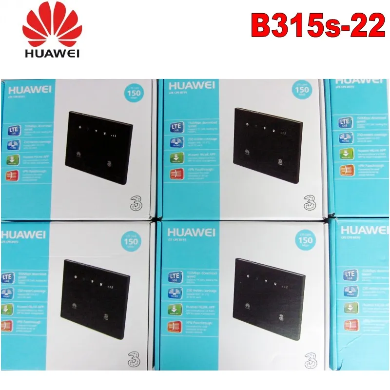 Unlocked Huawei 4g LTE Wifi Router 150Mbps 4G LTE FDD TDD wireless gateway CPE Router