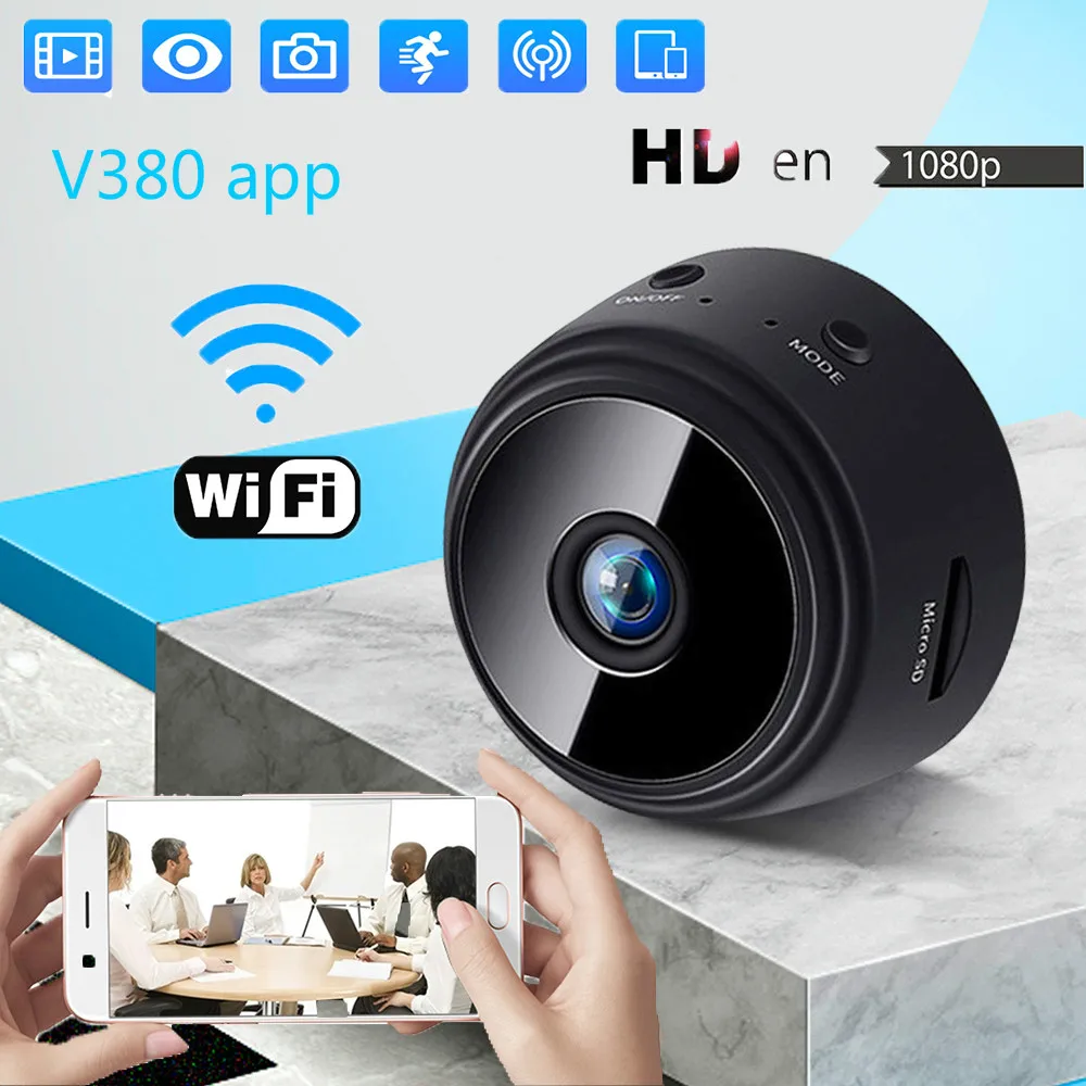 IP камера видеонаблюдения Wi Fi USB 360 дюйма|Камеры видеонаблюдения| |
