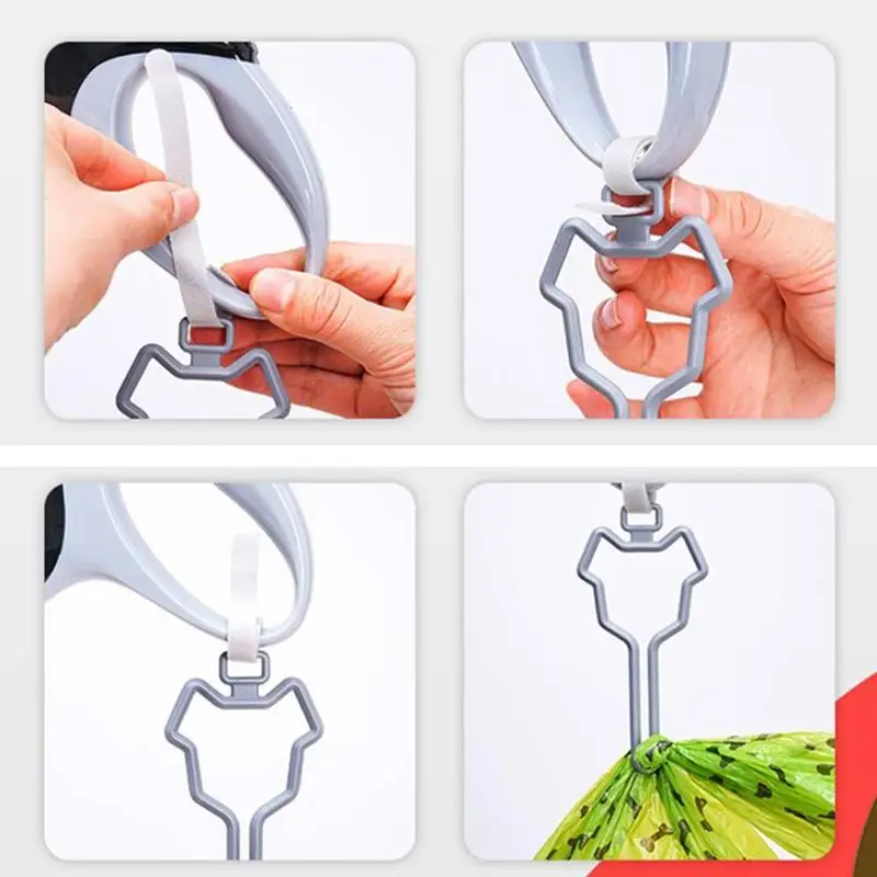 

Hands Free Dog Poop Bag Holder Pet Traction Distributor Clip Waste To Attachment Garbage Bag Fix Bag Adjustable