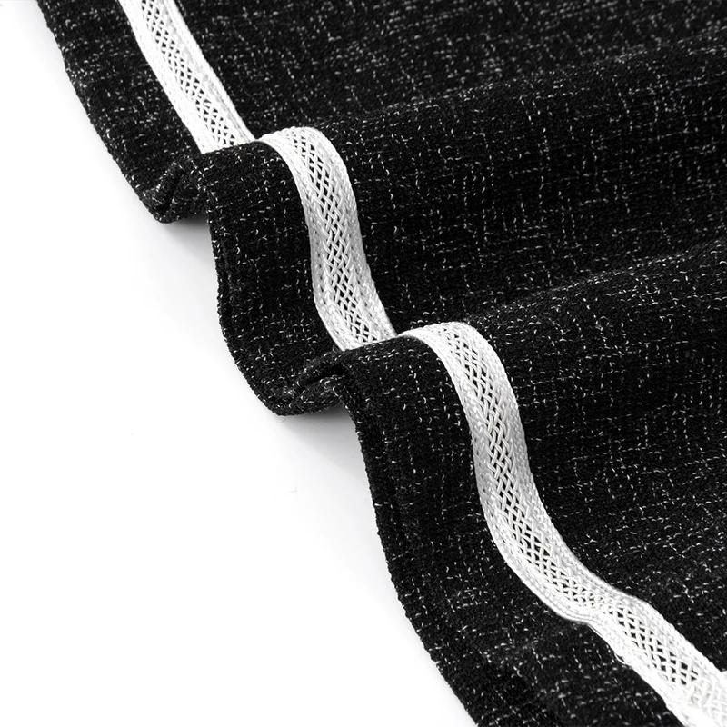 

SPECKLE FOX Summer Dress Two Piece Set Women Skirt Shorts Elegance Lady Sweet Pockets High-waisted Pop It Mini Single-breasted