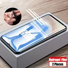 Комплект из 2 предметов из мягкого силикона гидрогель пленка OnePlus Nord N100 N10 крышка для телефона, которая полностью закрывает переднюю часть ТПУ Экран протектор для OnePlus 7 7 8 9 Pro 8T 5T iPhone 7 6 plus