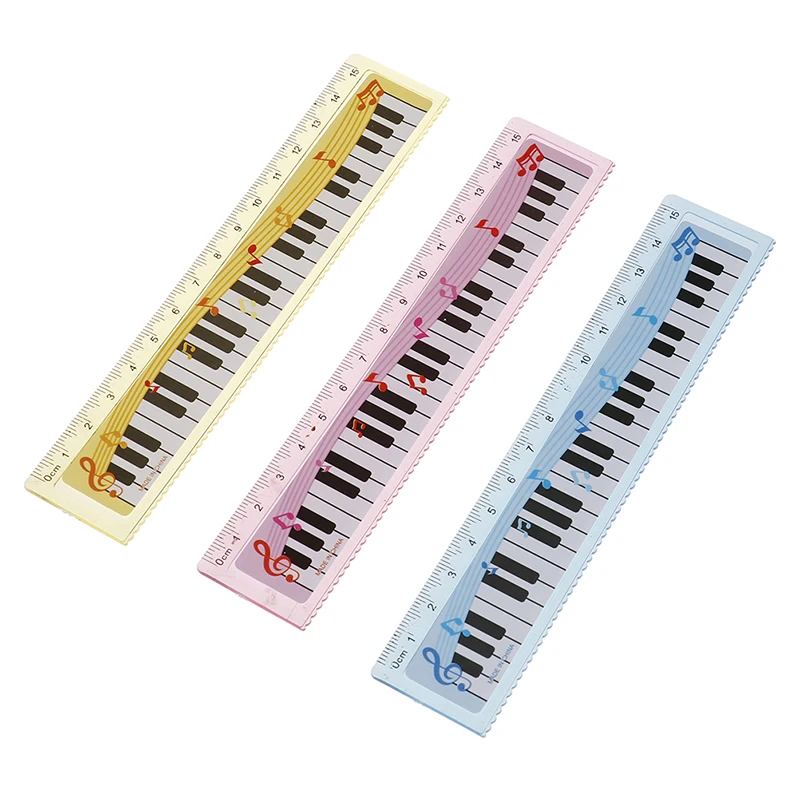 

1pc Music Ruler Primary School Students Painting Measuring Scale Creative Ruler