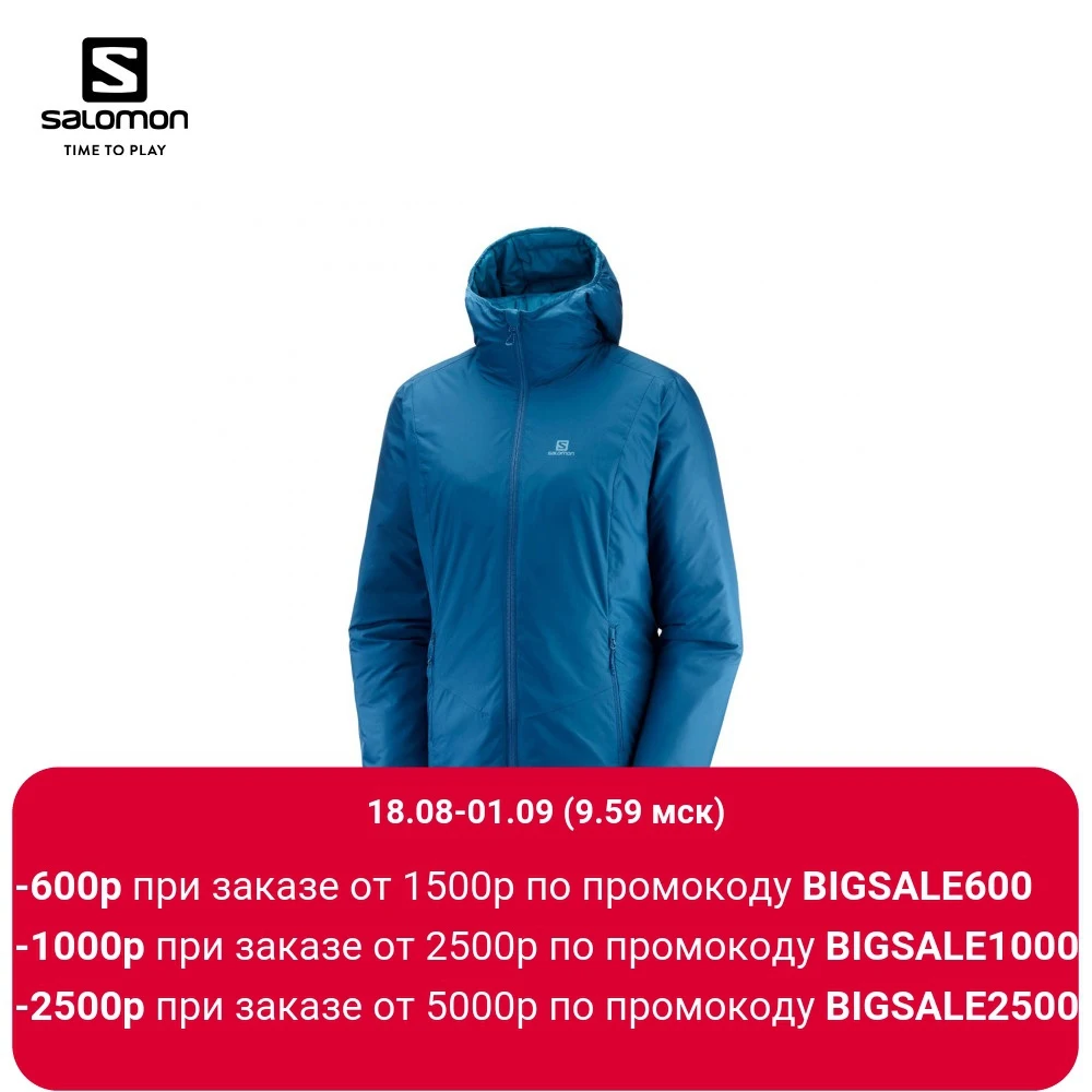 Куртка SALOMON DRIFTER LOFT HOODIE W Poseidon/LY