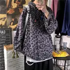 Куртка Neploha мужская с леопардовым принтом, модная повседневная верхняя одежда в стиле оверсайз, одежда с капюшоном в стиле хип-хоп, 2021