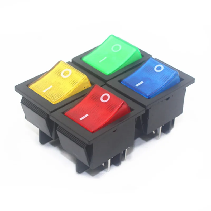 KCD4 201 вкл/выкл на 30A/250V 16A/250V тяжелой нагрузке 4 Pin T85 кулисный переключатель с