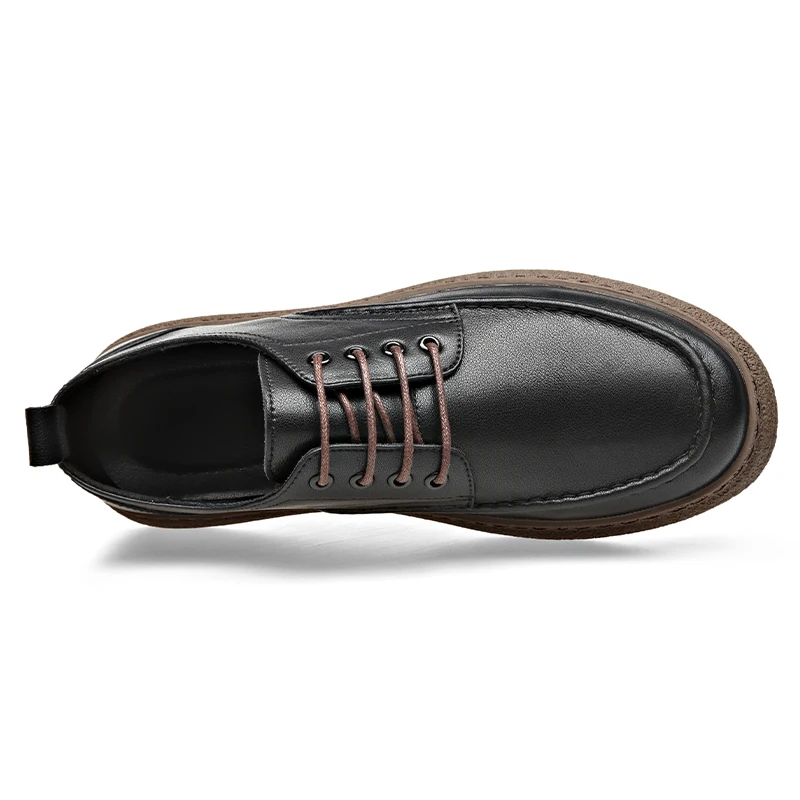 Кроссовки мужские в британском стиле дышащие на шнуровке плоская подошва