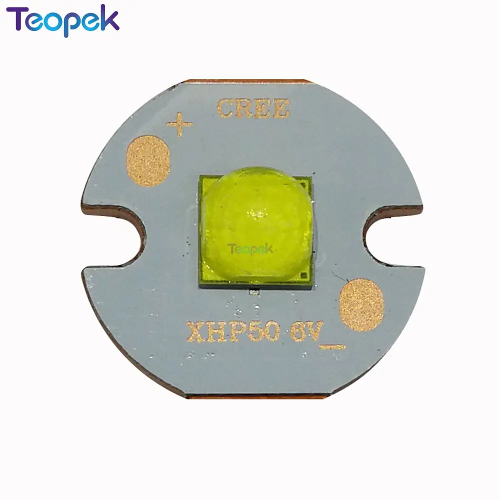 Светодиодный излучатель Cree XHP50 XHP50.2 6 в 12 В 6500 К холодный белый 5000 нейтральный 3000 лм