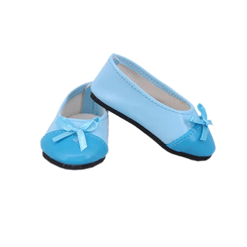 7 видов стилей блестящая модная обувь с бантом для 18 дюймов американская кукла и 43