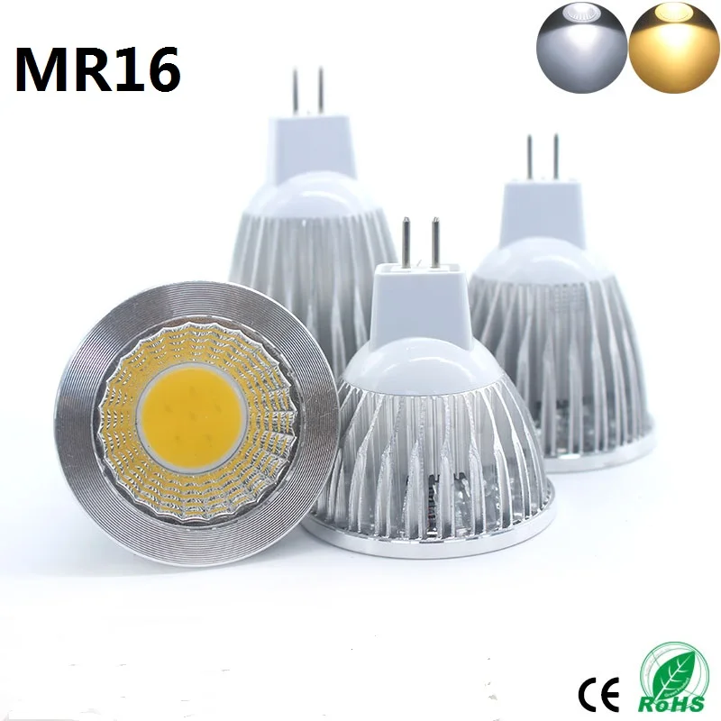 Диммируемая светодиодная лампочка GU10 cob E27 E14 MR16 9 Вт 12 15 теплый белый 2700 к 3000 К