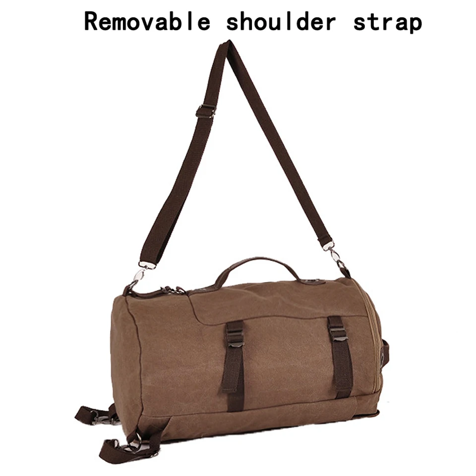 Холщовая спортивная сумка для мужчин и женщин прочная дорожная