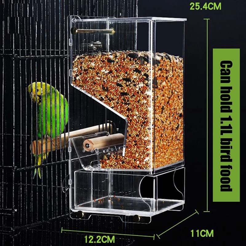 

1 Pcs Feeder Bird Automatic Feeders Bird Food Ontainer Bird Food Feeders
