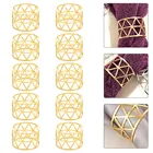 Кольца для салфеток из сплава, украшение свадебного стола и аксессуары для обнимания обеденного стола, праздничные принадлежности ручной работы