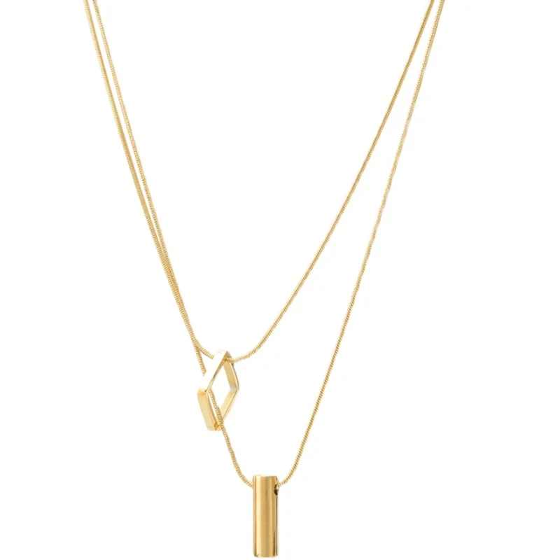 

Trendy Adjustable Chain Choker Necklace for Women Stainless Steel Fashion Necklace Gold Color Metal Jewelry Accessories New