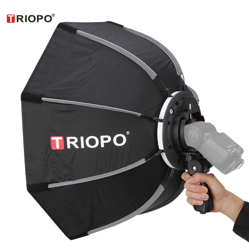 Портативный уличный восьмиугольный зонт софтбокс TRIOPO 55 см Speedlite для фонарика Yongnuo