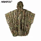 3D бионический Камуфляжный охотничий накидка Ghillie для взрослых, износостойкий, дышащий, Тактический Костюм Ghillie в стиле милитари
