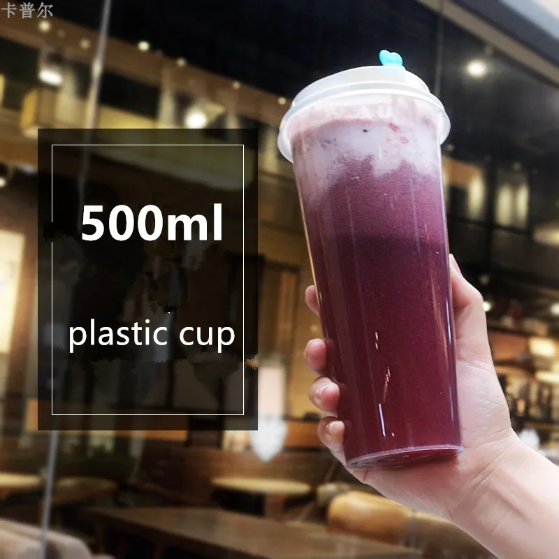 50 шт. высокое качество креативная одноразовый стаканчик для сока 500 мл вечерние