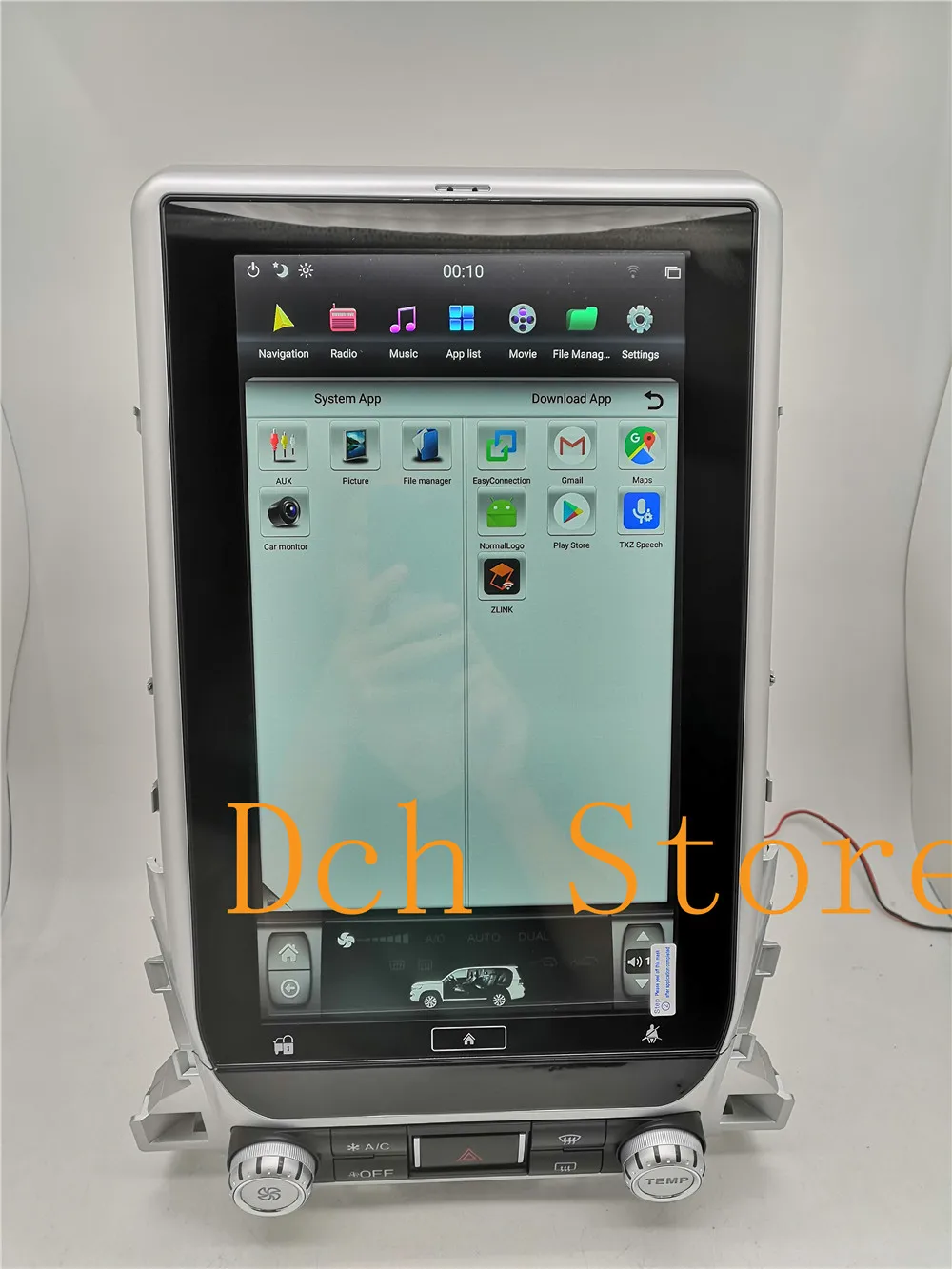 13,6 дюймов вертикальный tesla стиль Android автомобильный DVD gps навигатор для Toyota LandCruiser land cruiser LC200 PX6