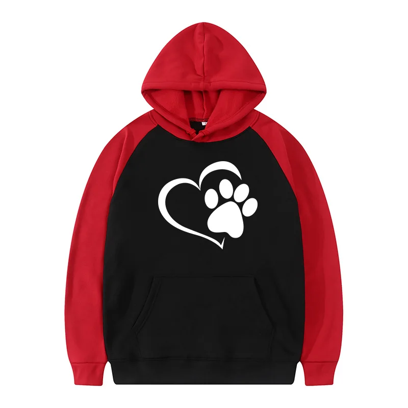 

Fashion Letter printing Hooded Women Hoodies Oversized Sweatshirts Autumn Winter Hip Hop Streetwear Contrast Color Girl Hoody