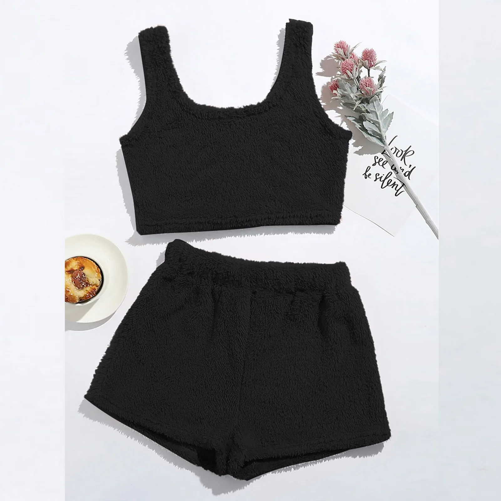 

2 piece sets womens outfits summer solid skinny crop top+shorts tracksuit sportswear fitness streetwear short sleeve Home Set