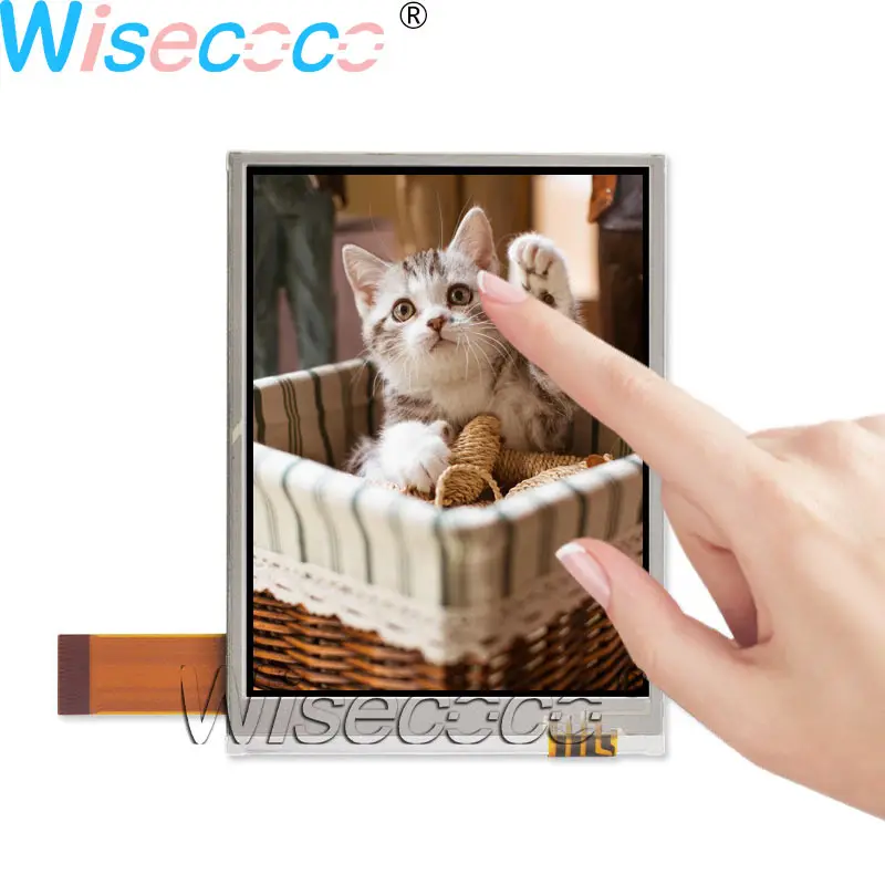 ЖК экран Wisecoco 3 7 дюйма 480 × 640 TFT время работы ≥ 50K часов обратный дисплей 180 ° + 4