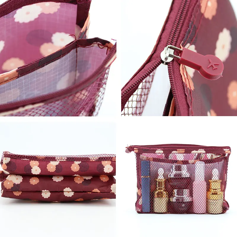 Женская косметичка дорожная сумка Органайзер для девушек дамская Хранения