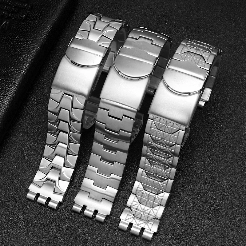 Ремешок для часов из нержавеющей стали ремешок YAS109 YIS401G серебристый аксессуар