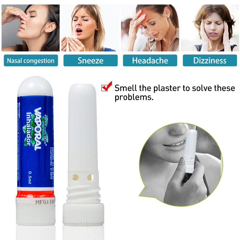 SMF 3Pcs Nasal Essential Oil Original Thailand Inhaler Refresh Nose Cold Cool Herbal Ointment Allergic Rhinitis Mint Cream | Красота и