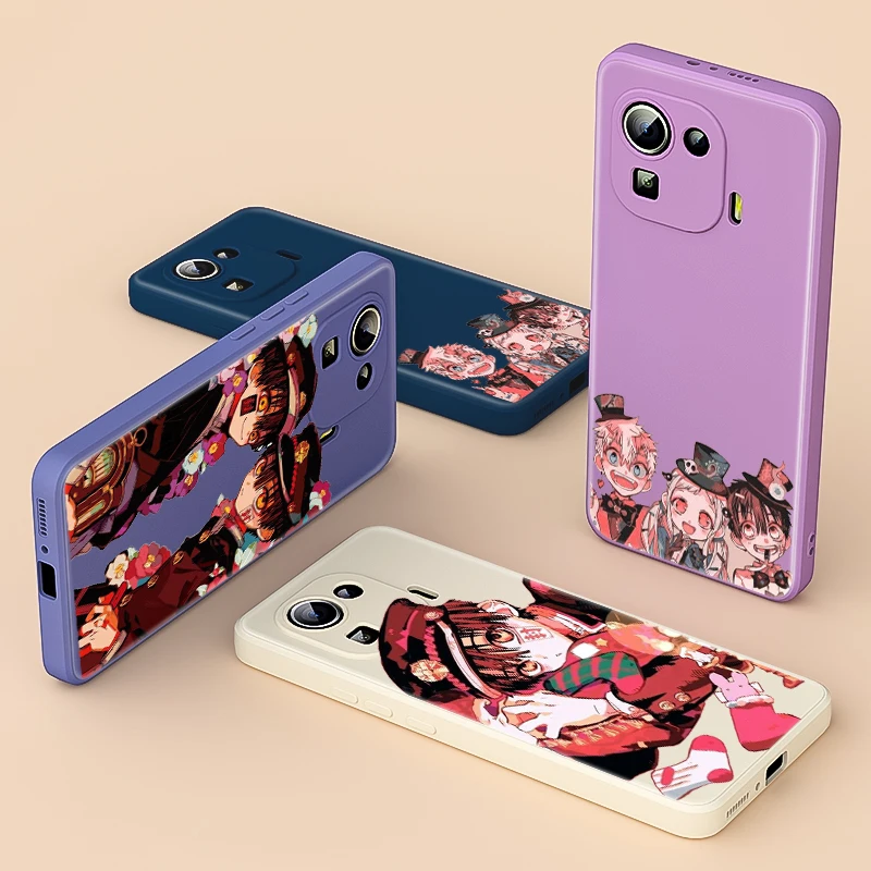 

Japan Toilet Bound Hanako For Xiaomi 11 11X 10T 10 10S 10i 9 CC9 Lite 8 9SE 5G Ultra LIite Pro Liquid Soft Cover Phone Case