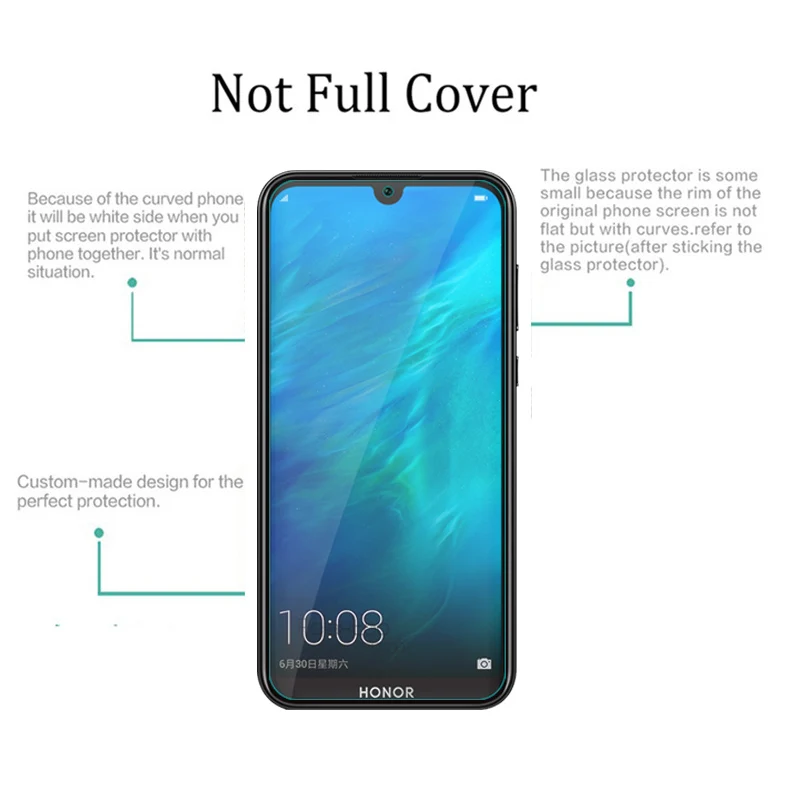 Защитное стекло закаленное для huawei honor 8 s KSE KSA LX9|Защитные стёкла и плёнки