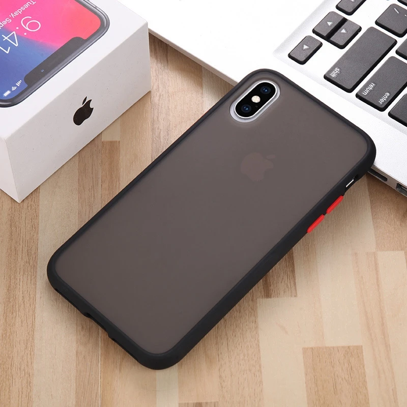 Прозрачный противоударный чехол для телефона iPhone 11 Pro Max X XR Xs Max, мягкий ТПУ Простой Прозрачный чехол для iPhone 6 6S 7 8 Plus, чехол - Цвет: SD-1