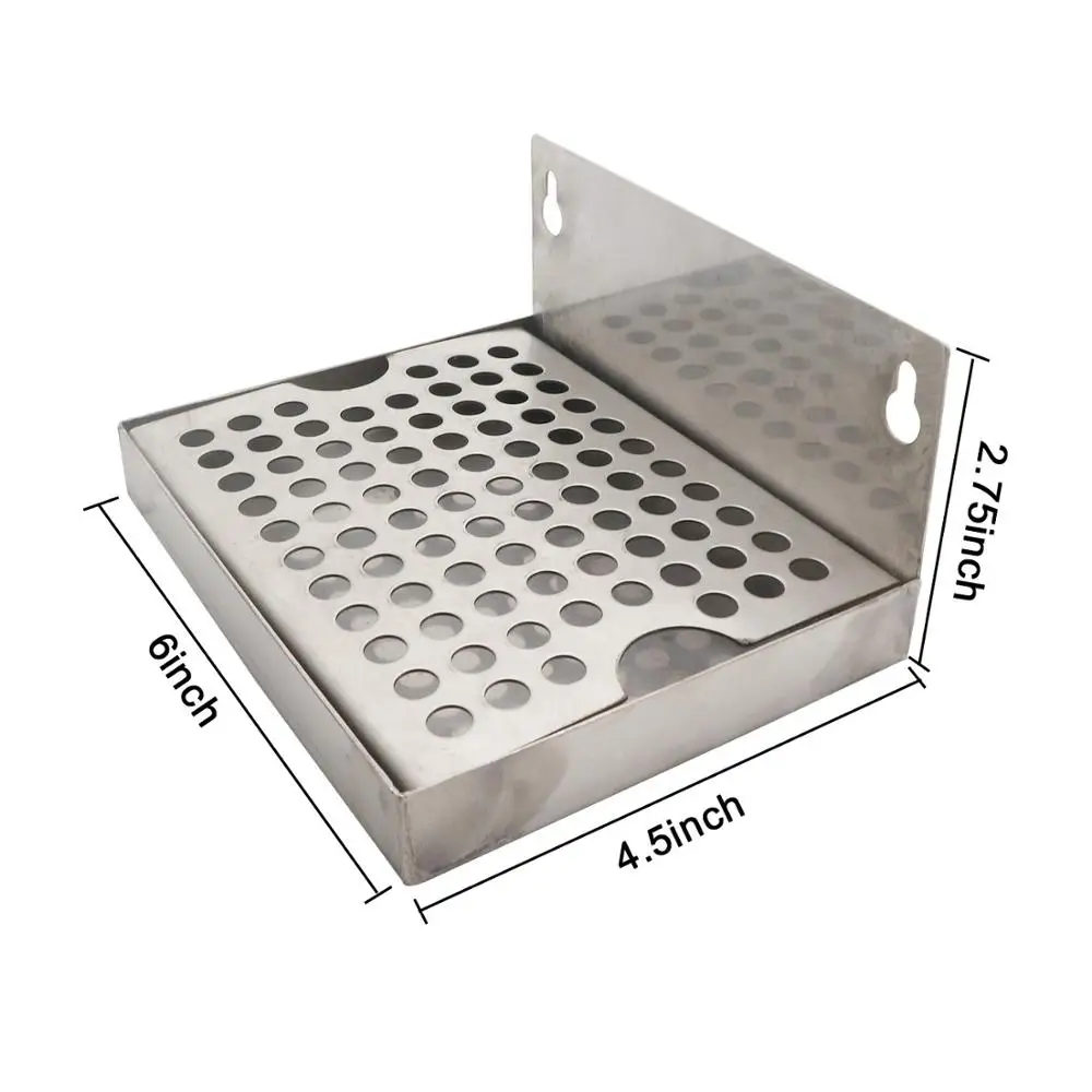 Поднос для пива в барах 6 дюймов настенный капельный лоток Kegerator Д x 4 5 дюйма W | Дом