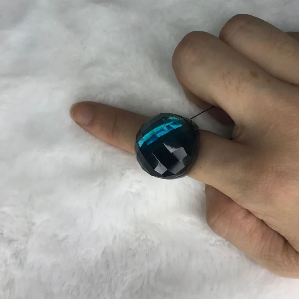 Новые модные большие кольца для женщин свадебные ювелирные изделия кольцо из