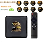 Приставка Смарт-ТВ HK1 RBOX R1 mini, Android 10, 4 + 3264 ГБ, 2,4 ГГц