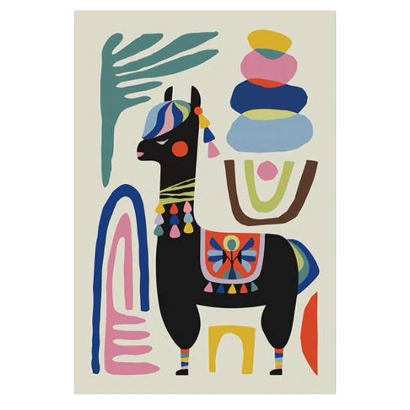 

Лидер продаж, алмазная живопись «сделай сам», красивая абстрактная картина с осликом, вышивка крестиком, мозаика, алмазная вышивка