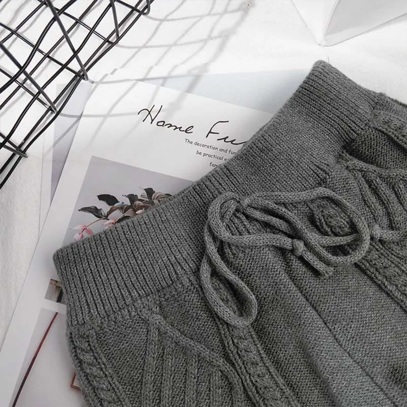 Осенне зимние леггинсы для маленьких мальчиков и девочек с крученой веревкой