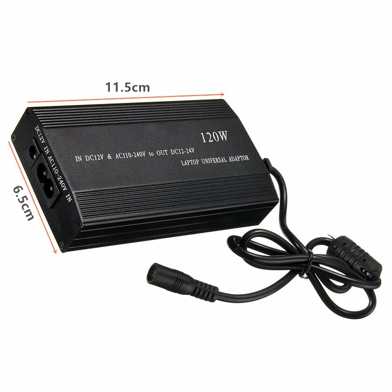 120W Универсальный 8 xtip разъемы переменного тока/постоянного тока в переменный Инвертор постоянного тока автомобиля Зарядное устройство Питание с автомобильным Зарядное устройство для адаптера переменного тока для ноутбука штепсельная вилка европейского стандарта