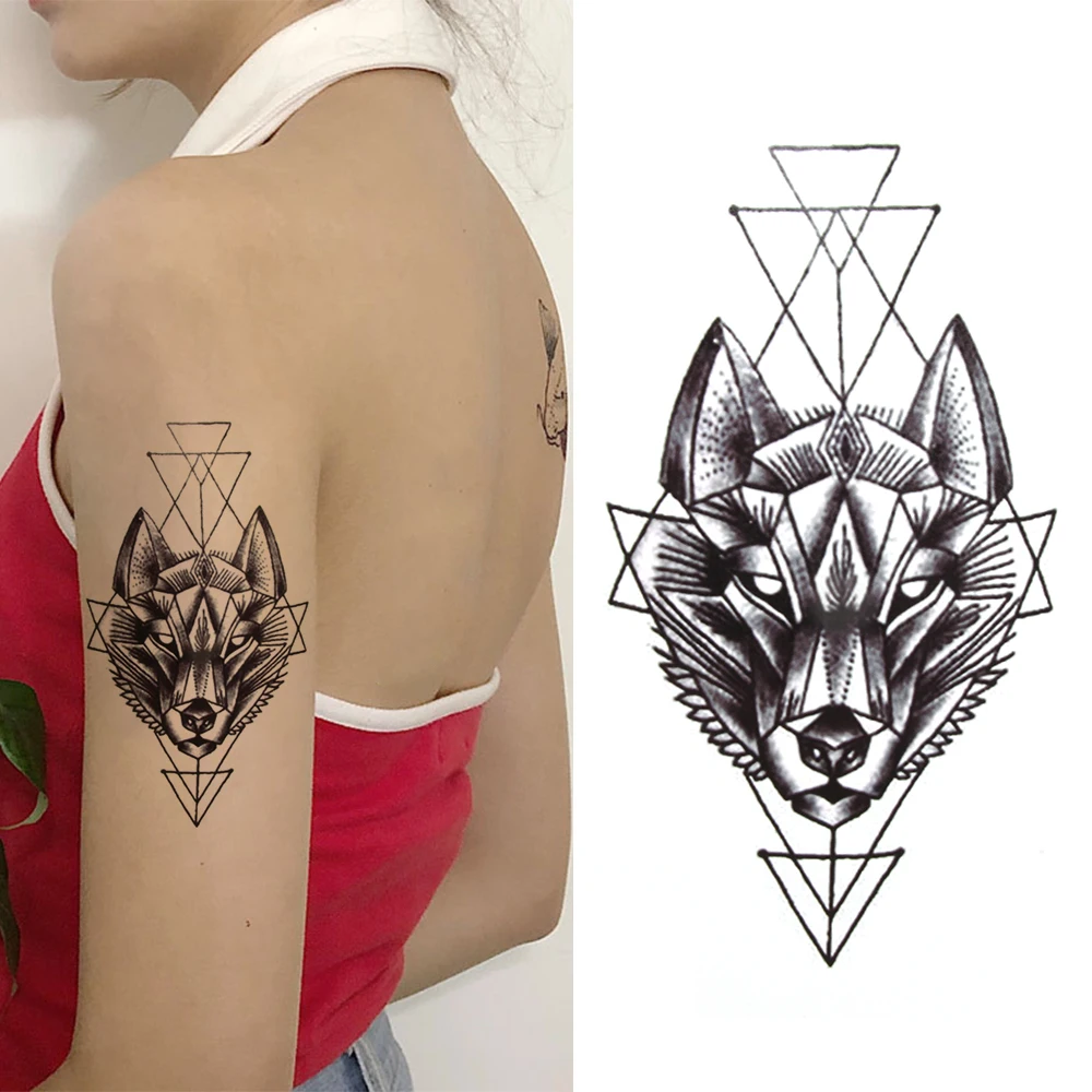 Временная татуировка черные цветы тату рукава переводная наклейка пион